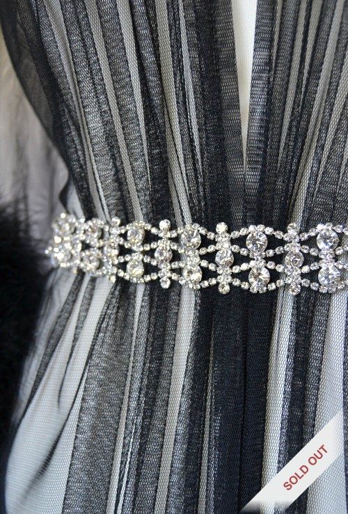 SILVER BEAUTIFUL BELT WITH RHINESTONES SILVER BEAUTIFUL BELT WITH RHINESTONES